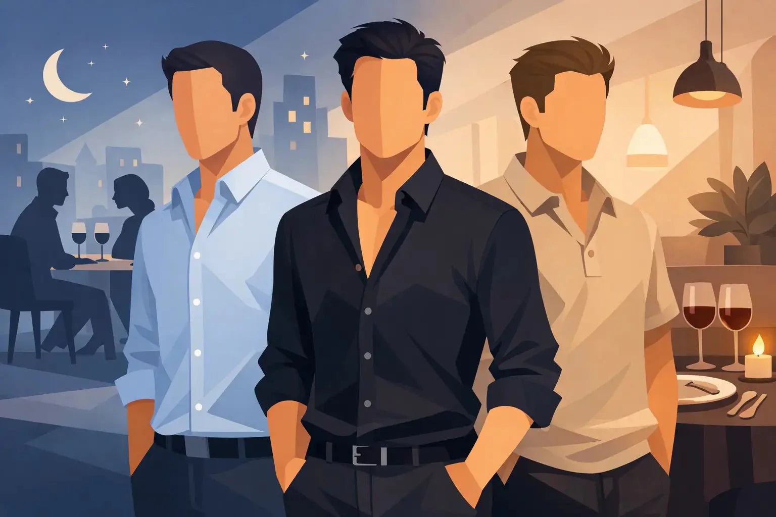 Best Shirts for Dinner Dates for Men - Blake Mill
