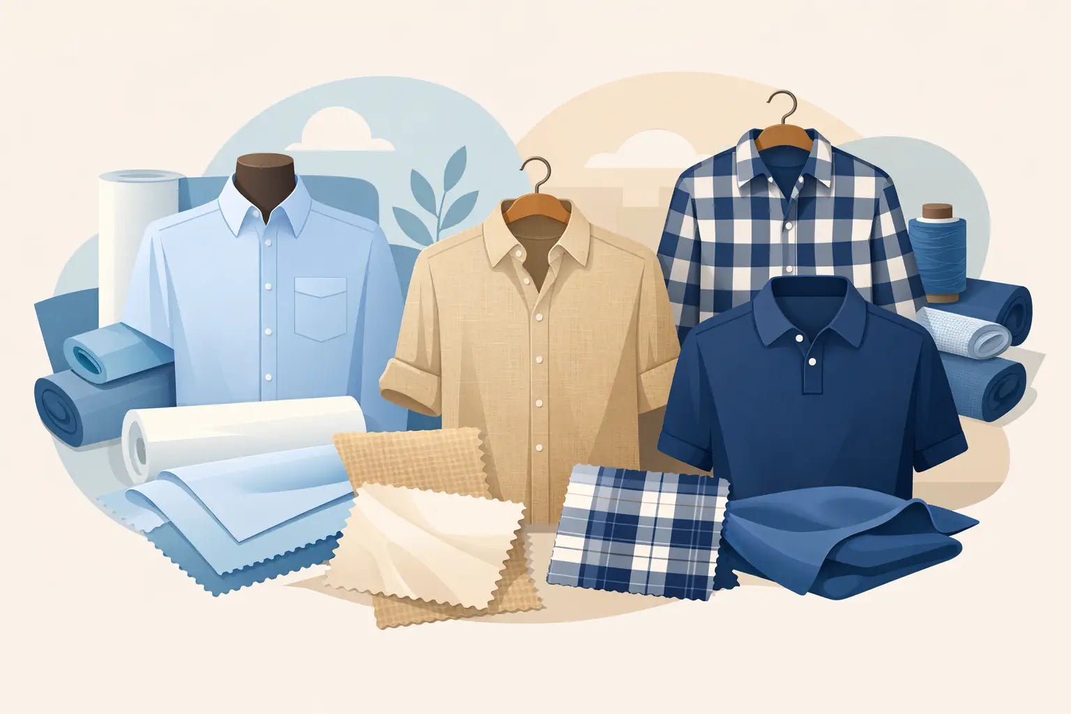Guide to Men's Shirt Fabrics for Every Look - Blake Mill