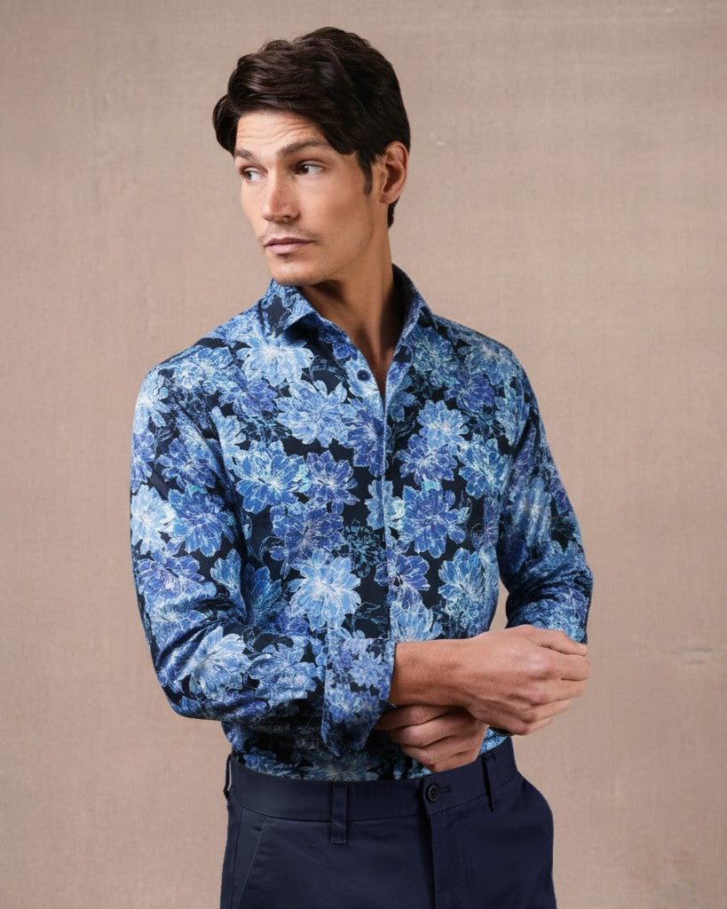 The Blue Camellia Shirt