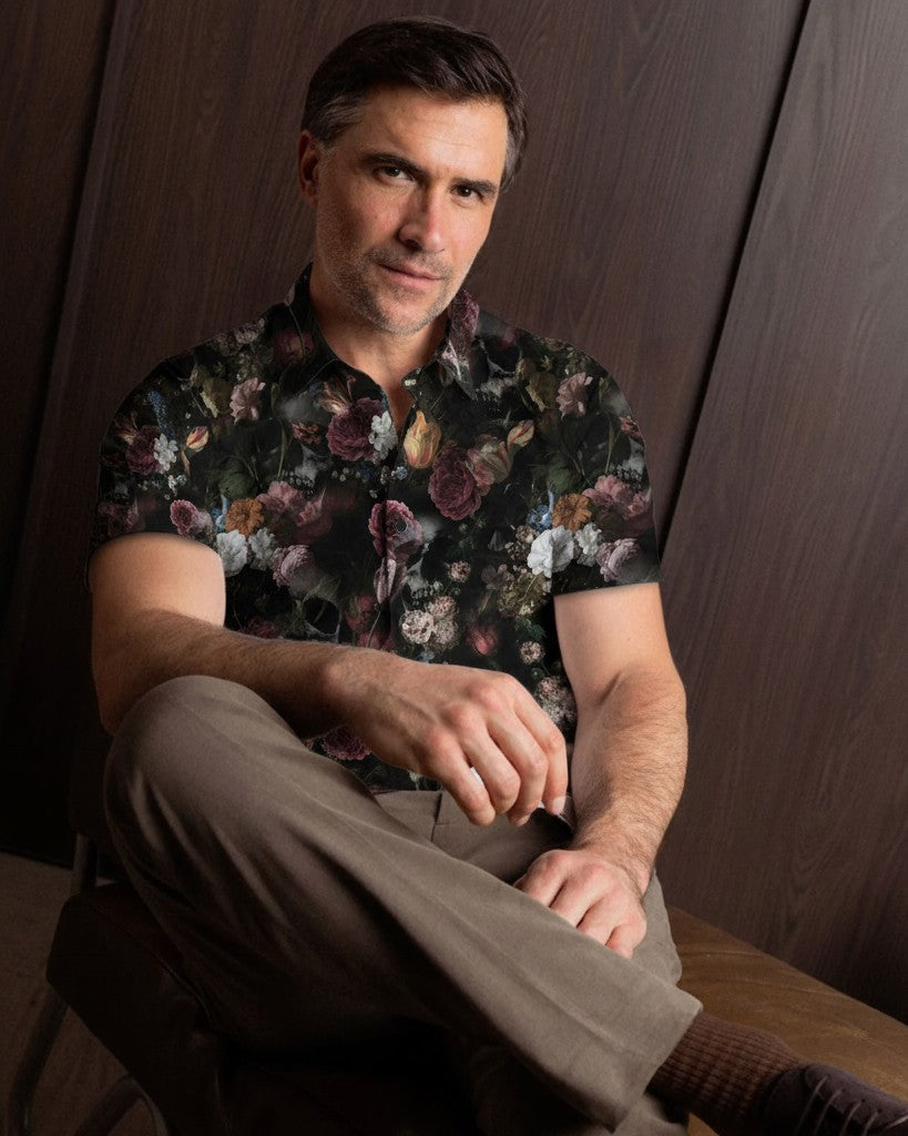 Dark Bloom Short Sleeve Shirt