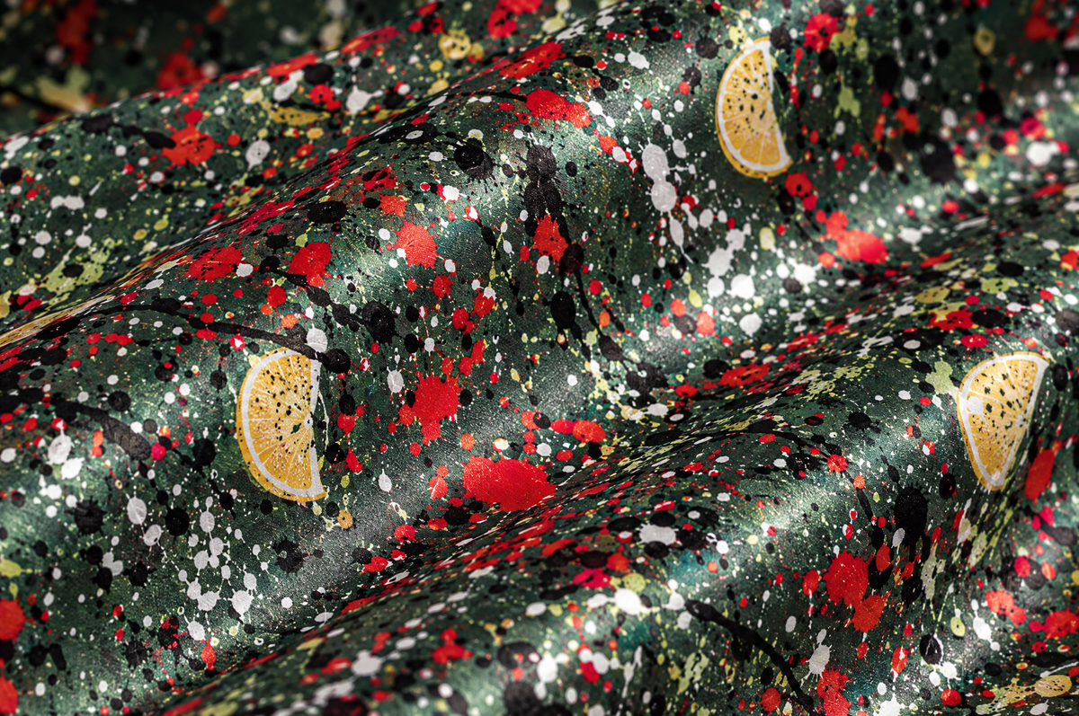 Adore The Mess shirt cotton sateen fabric detail