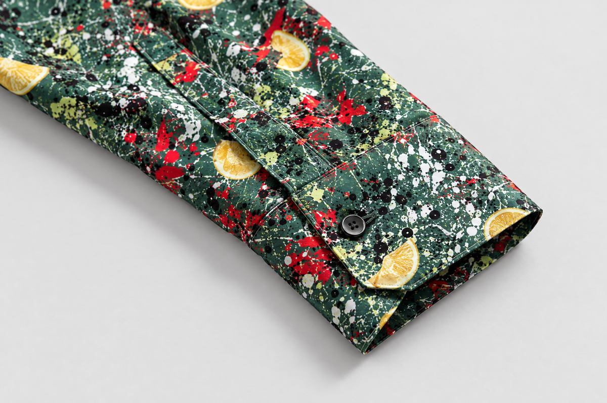 Adore The Mess Shirt mitred cuff detail