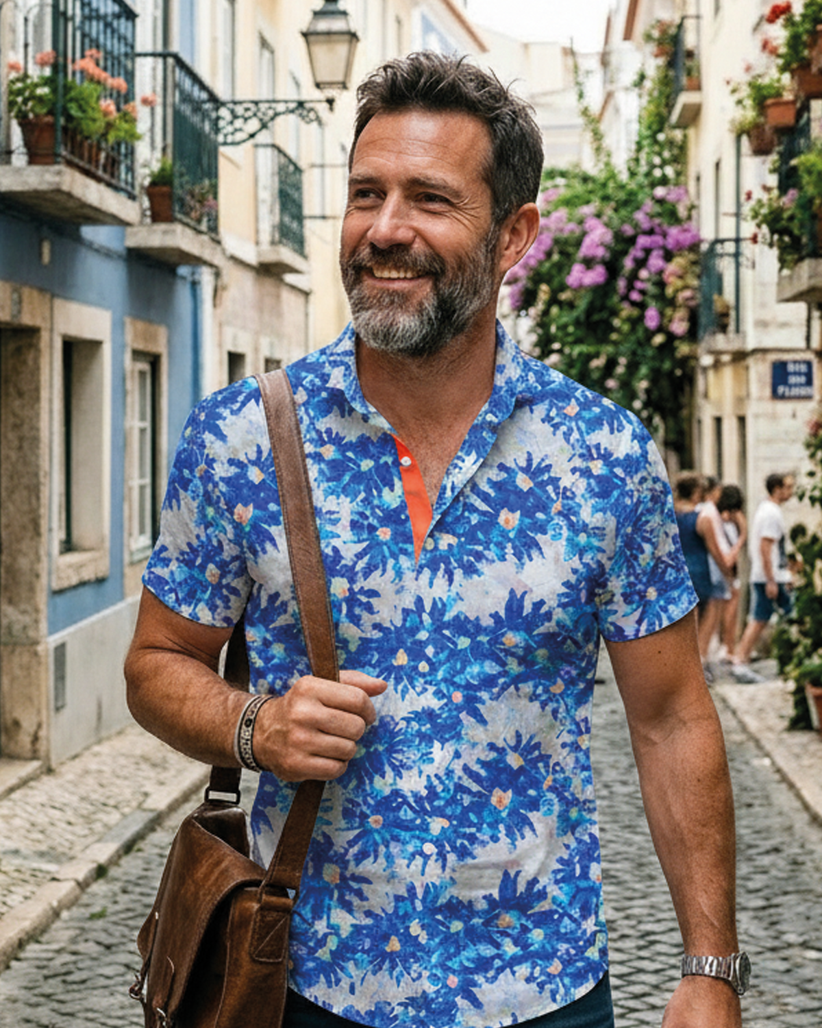 Aegean Bloom Short Sleeve Shirt - Blake Mill