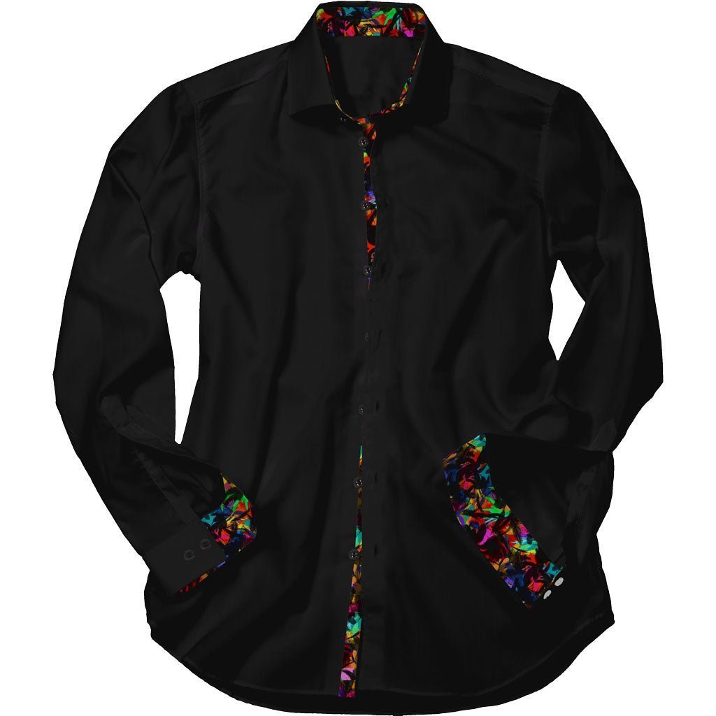 Black with Saturday Night Fever Accents Shirt - Blake Mill