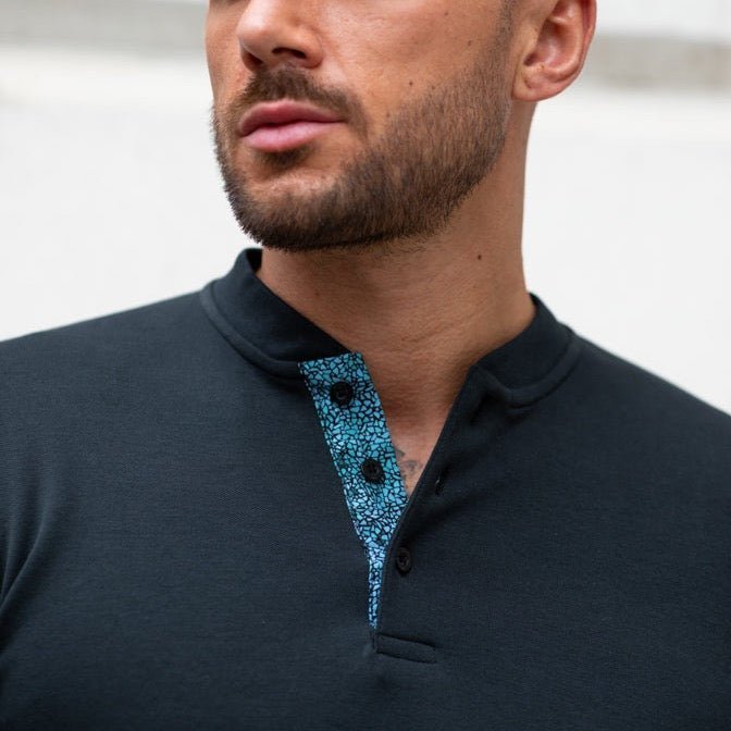 Black with Snakeskin Lux Jersey - Blake Mill