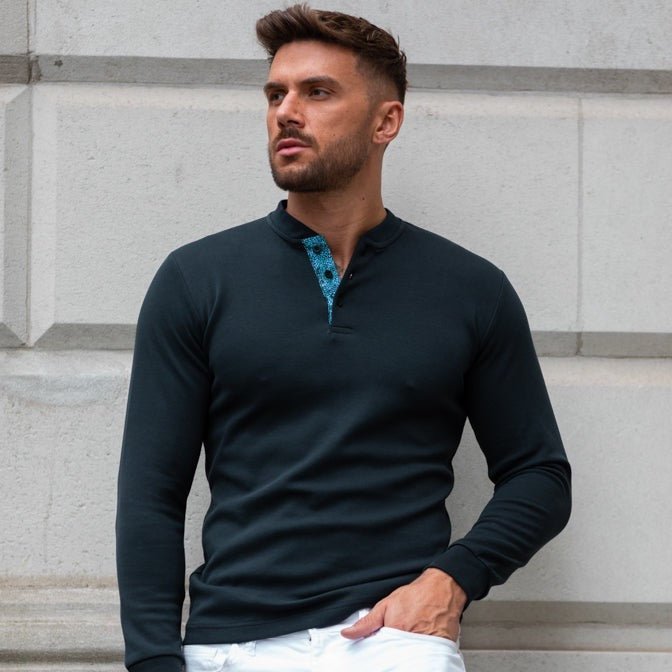 Black with Snakeskin Lux Jersey - Blake Mill