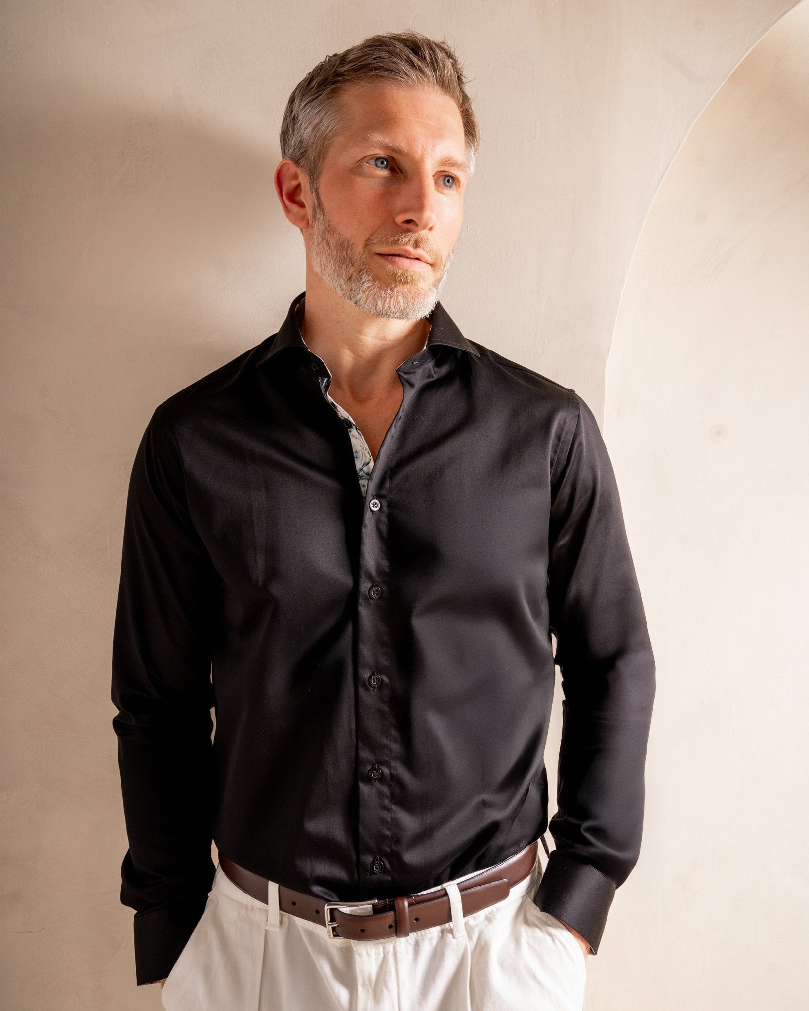 Black with Thunderstorm Accents Shirt - Blake Mill