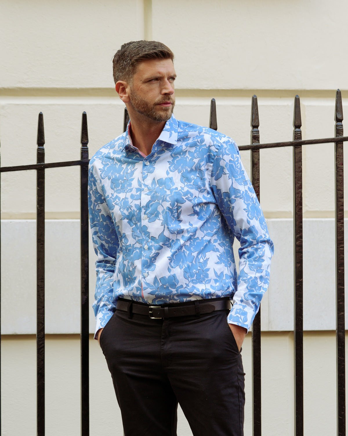 Blue Bloom Shirt - Blake Mill