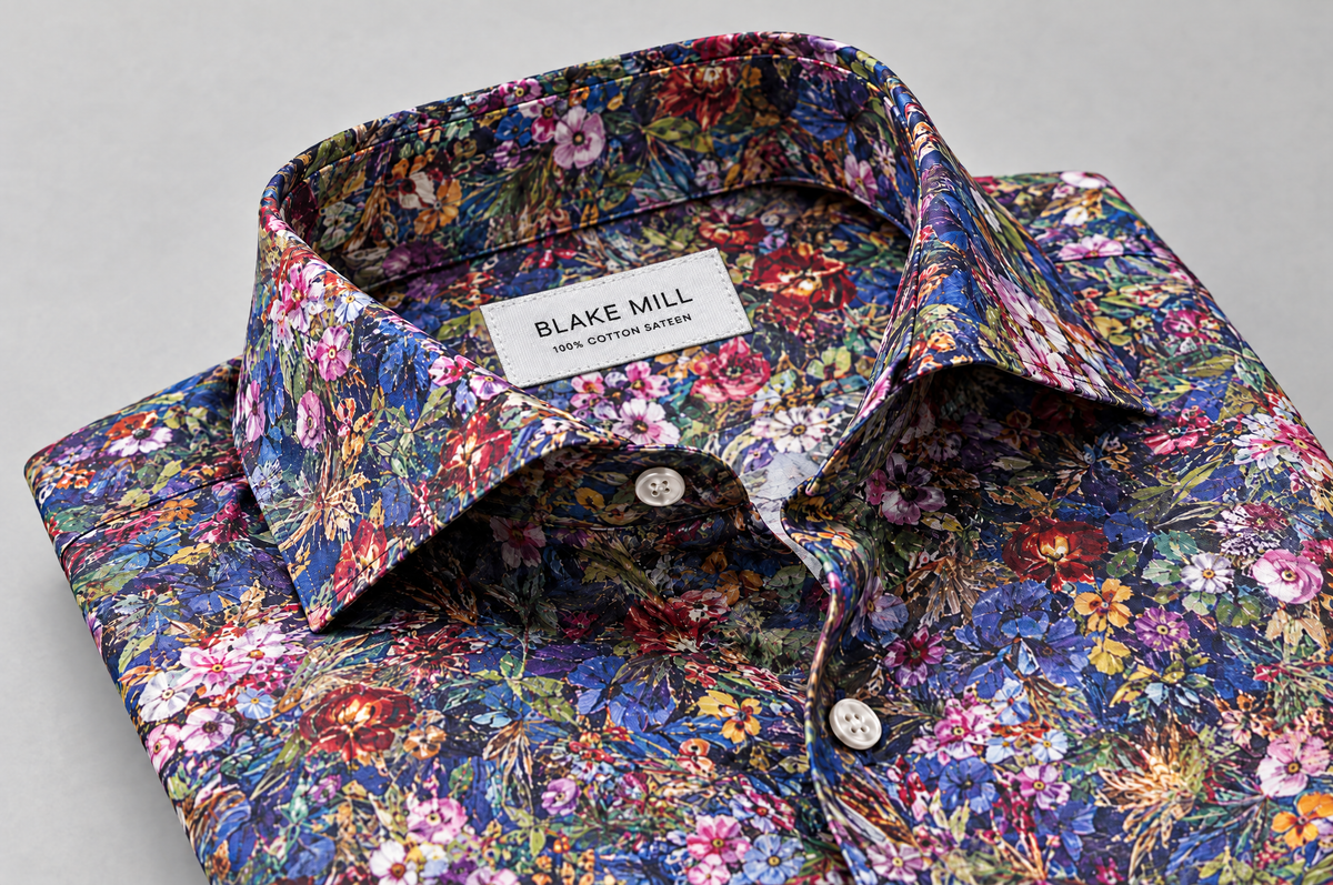 Botanical Gardens shirt collar detail