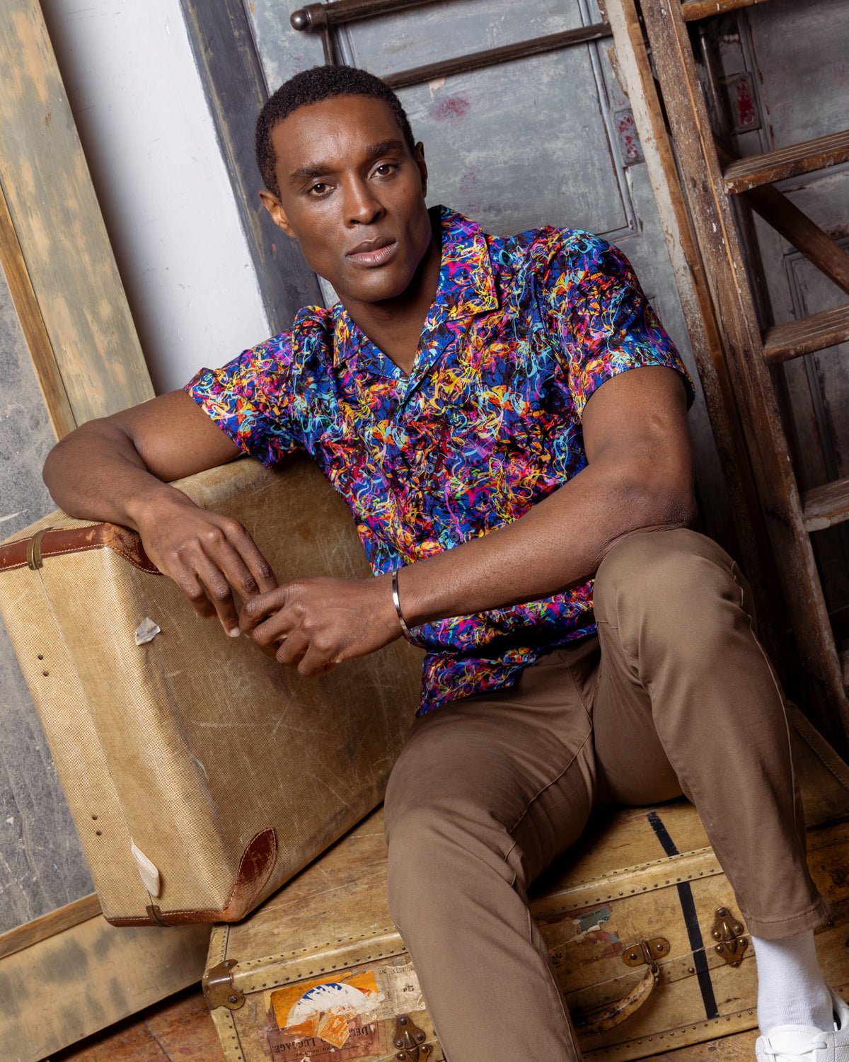 Brainstorm Open Collar Shirt - Blake Mill