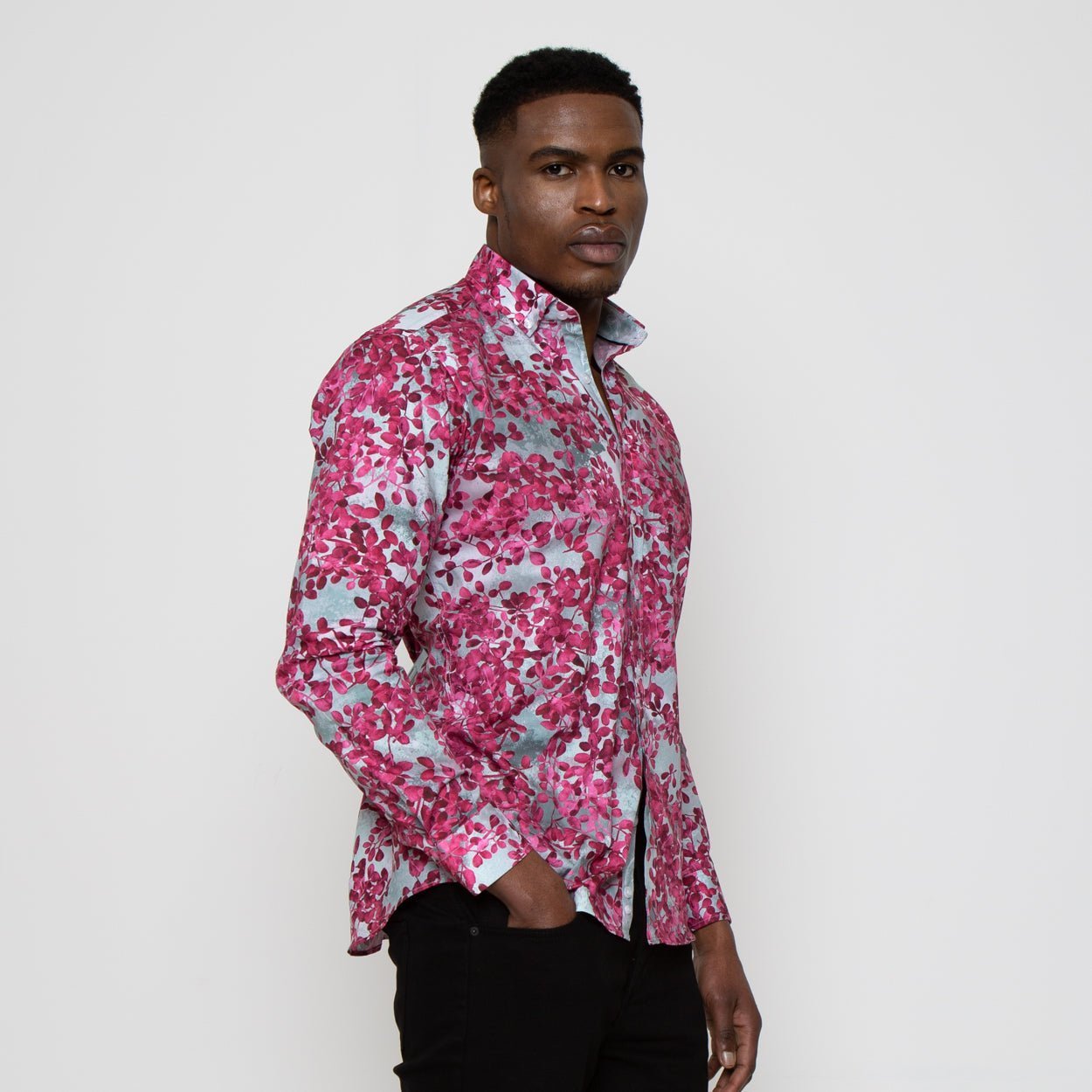 Cherry Blossom Button - Down Shirt - Blake Mill
