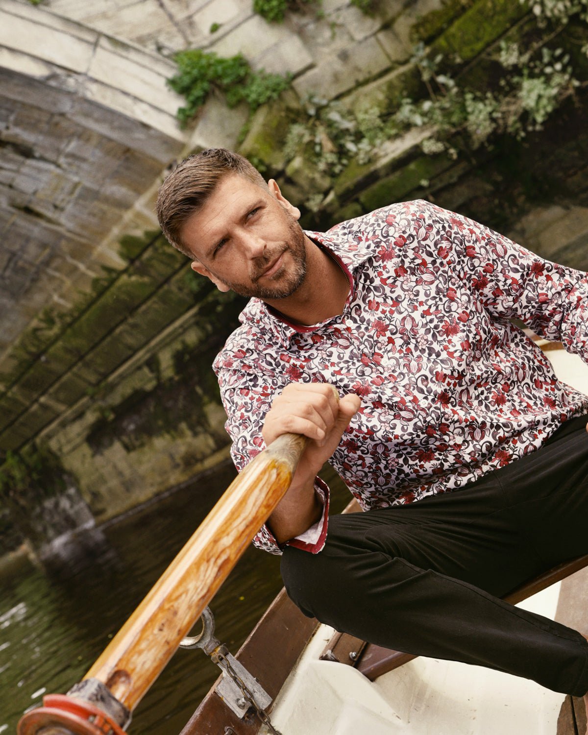 Crimson Vine Shirt - Blake Mill