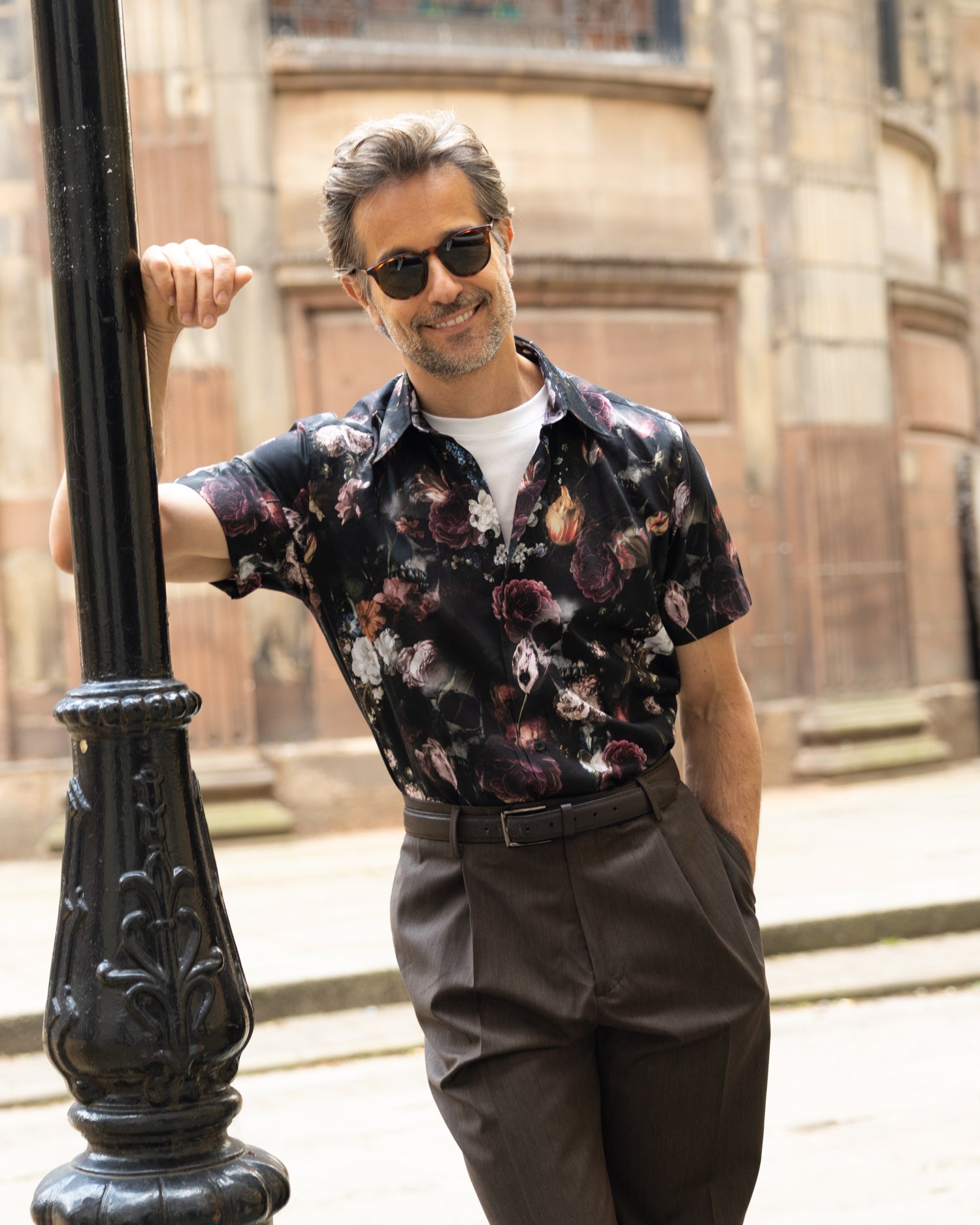 Dark Bloom Short Sleeve Shirt - Blake Mill