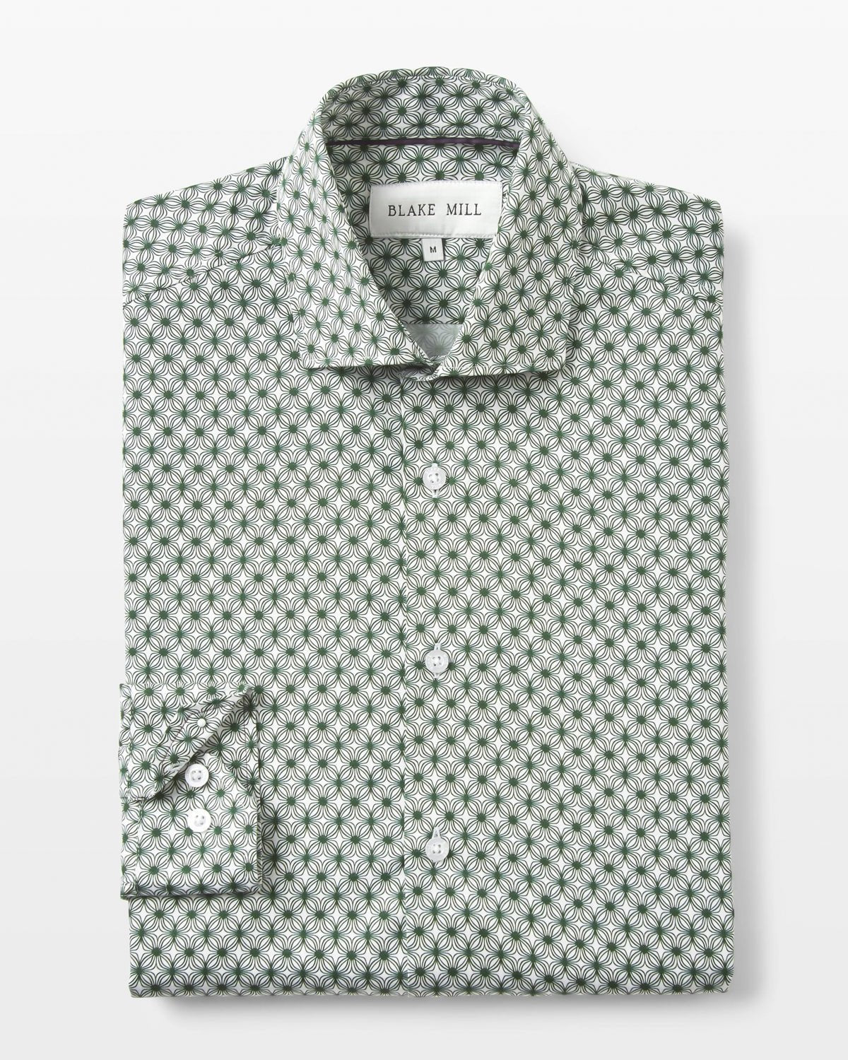 Emerald Wavy Geo Shirt - Blake Mill