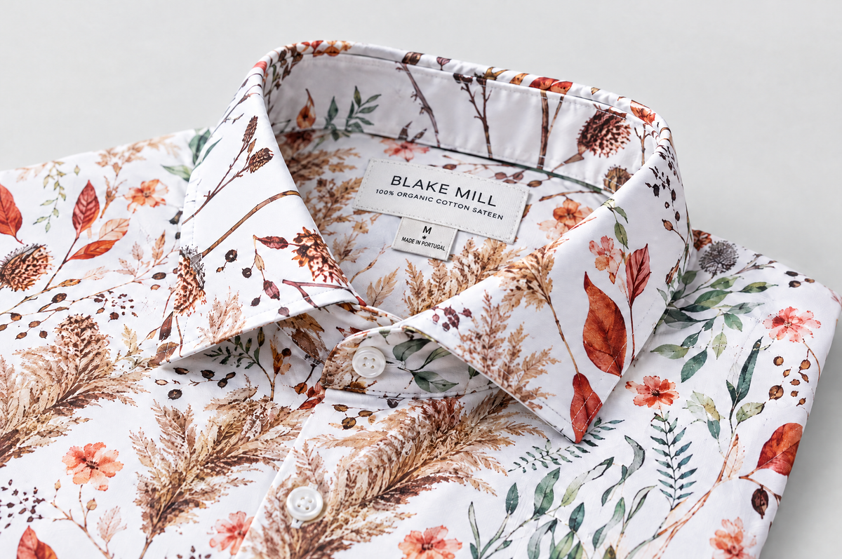 Field Notes shirt collar detail