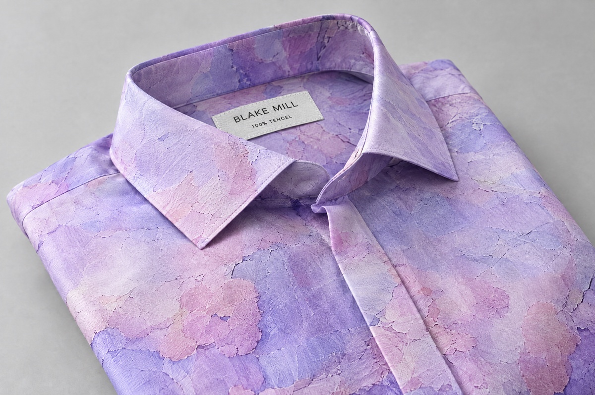 Forest of Dreams shirt collar detail