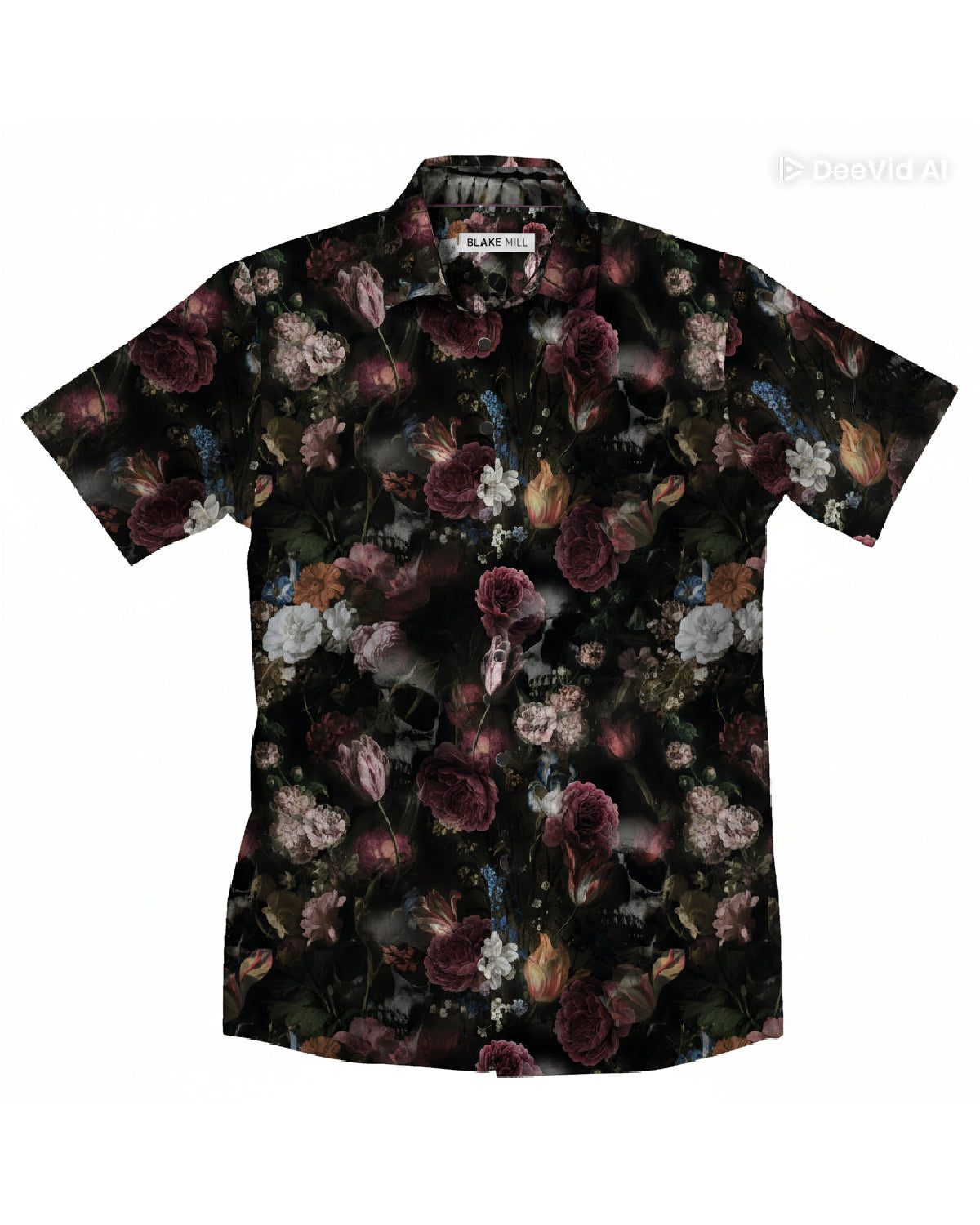 Dark Bloom Short Sleeve Shirt