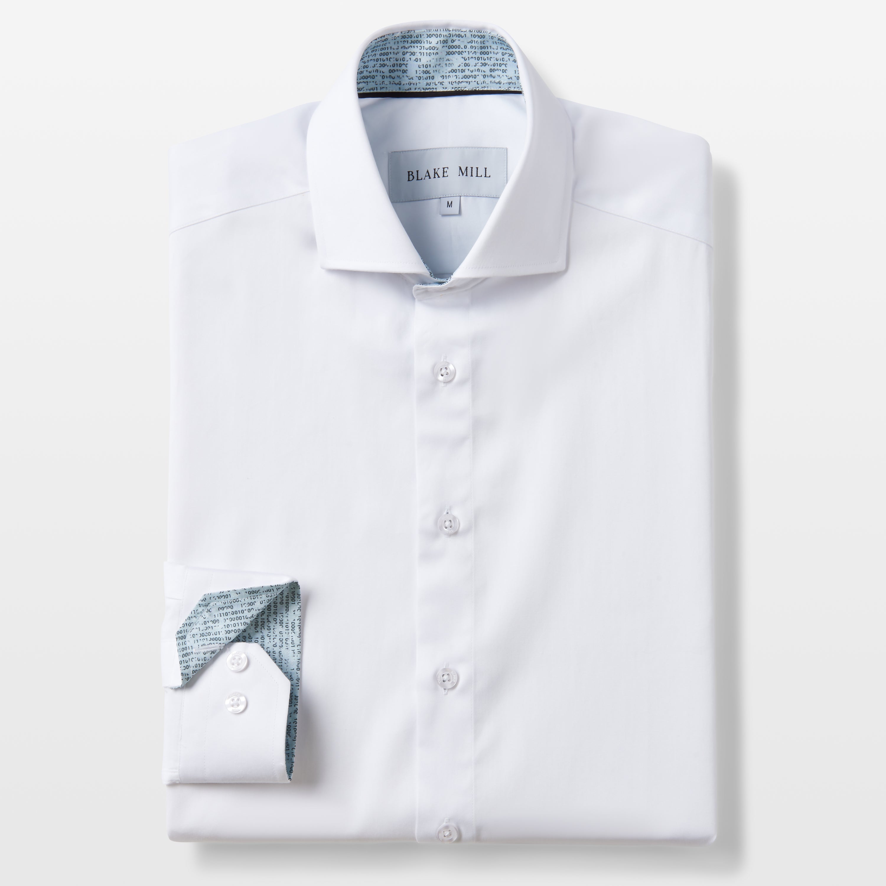 White with Teal Burn Baby Burn Accents Shirt