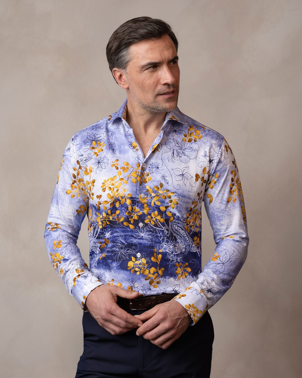 Japanese Flowers Shirt - Blake Mill