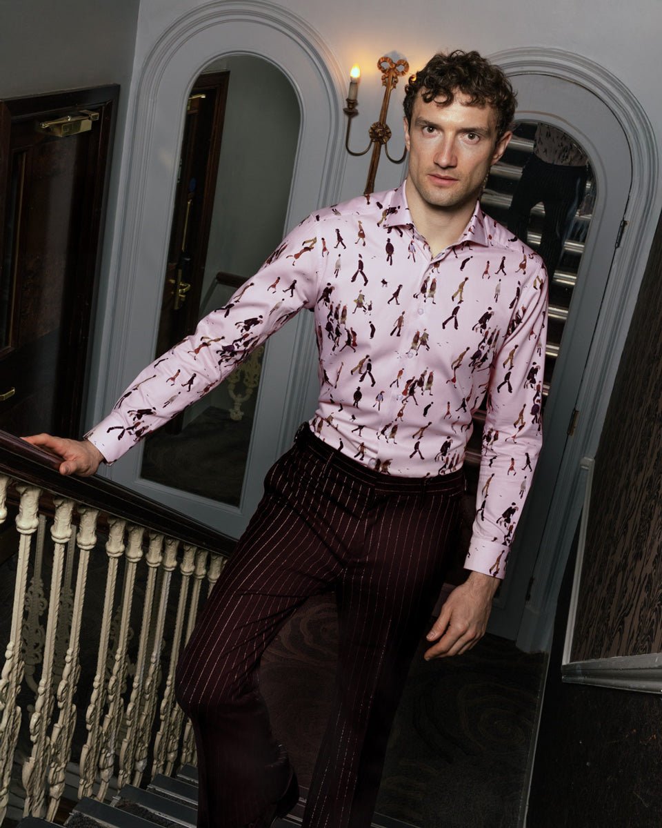 Lowry: Going To Work Shirt (Pink) - Blake Mill