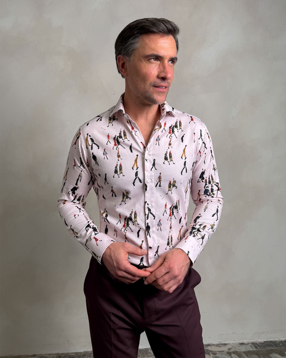 Lowry: Going To Work Shirt (Pink) - Blake Mill