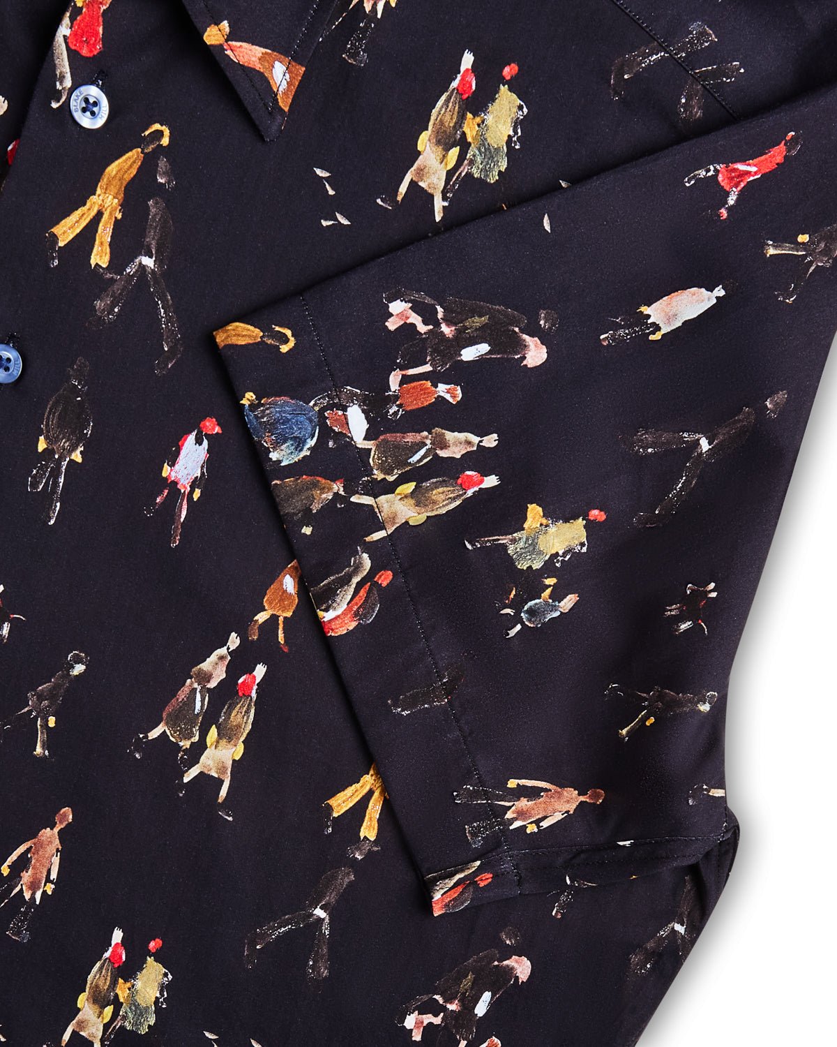 Lowry: Going to Work Short Sleeve Shirt (Navy) - Blake Mill