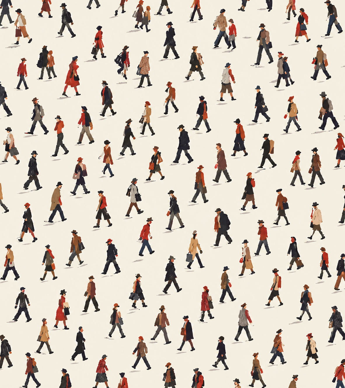 Lowry: Going to Work polo print design