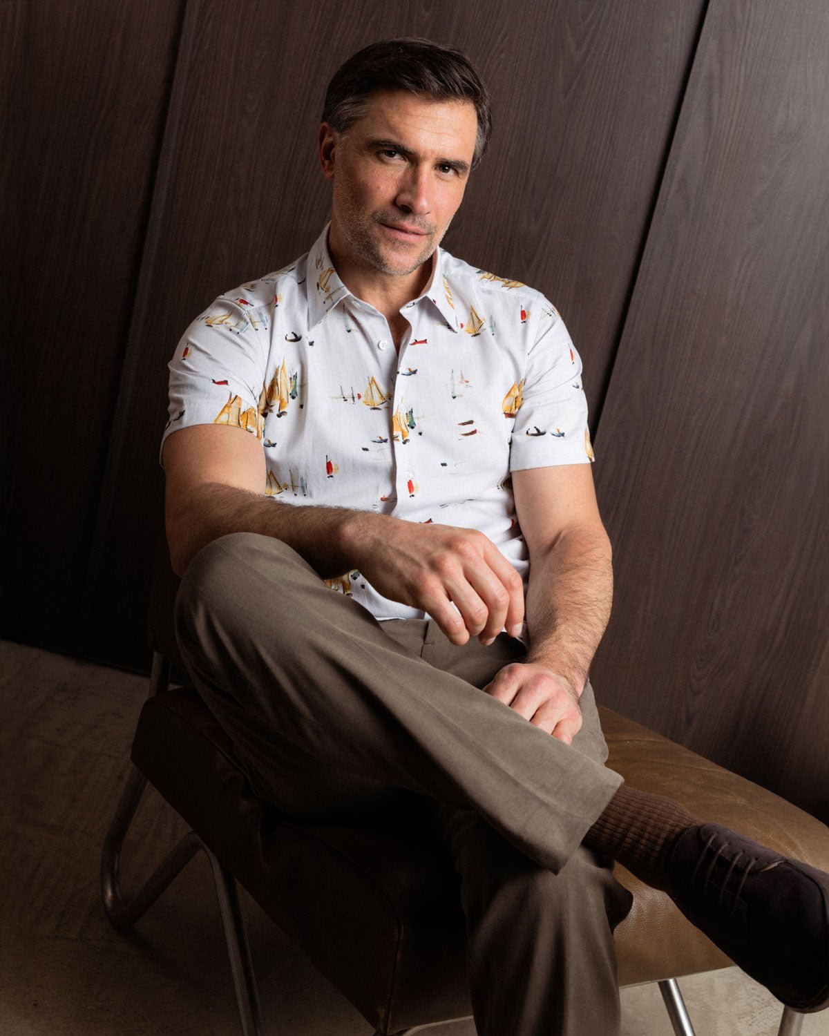 Lowry: Yachts Short Sleeve Shirt - Blake Mill