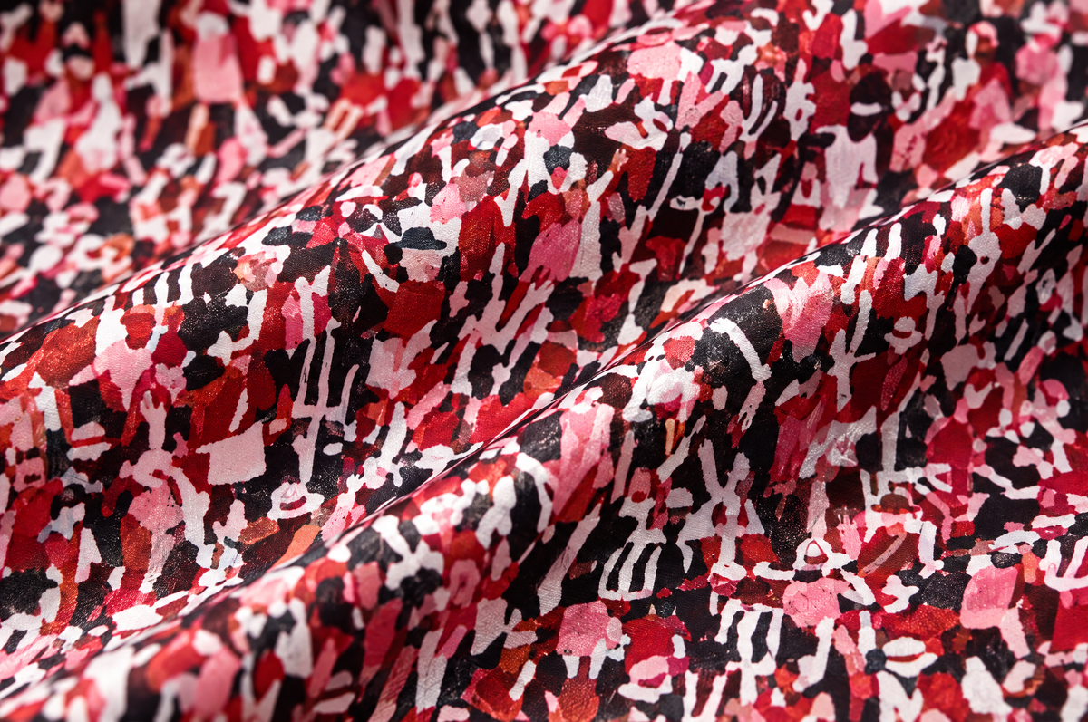 Matchday (Red) shirt cotton sateen fabric detail
