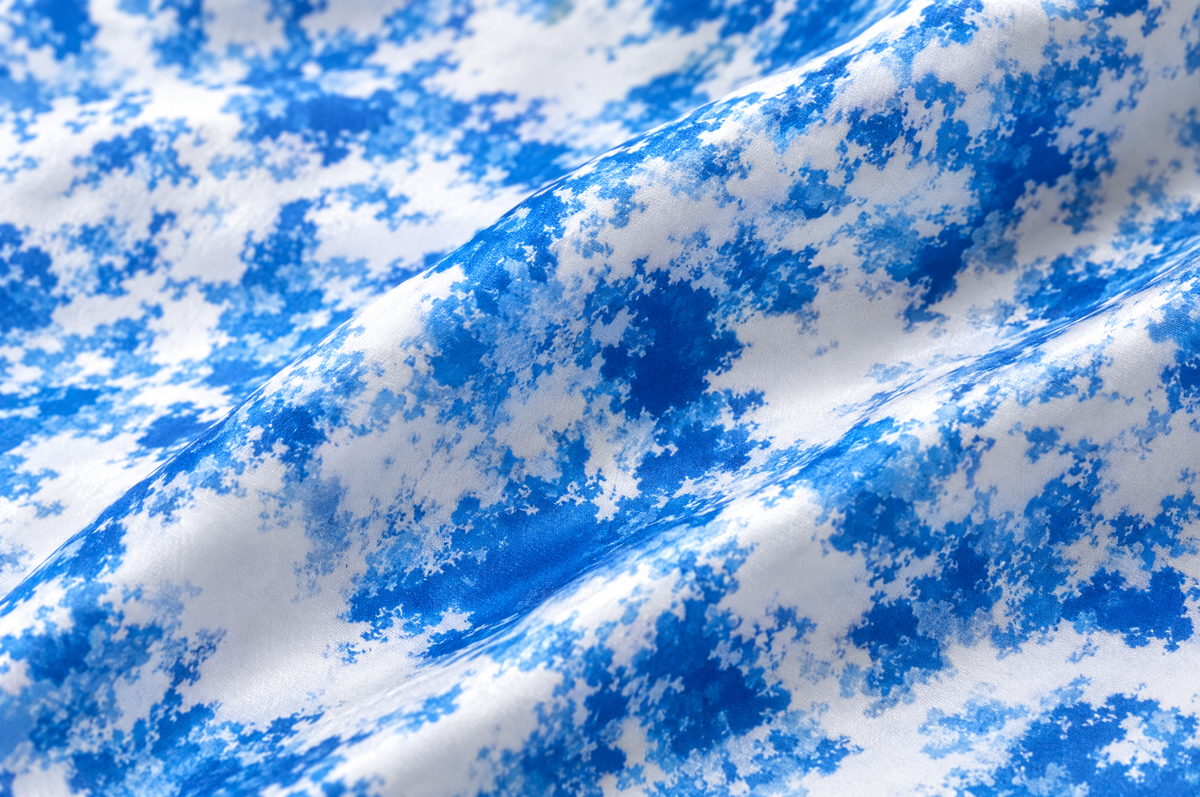 Mistwave shirt cotton sateen fabric detail