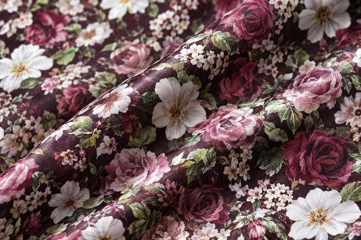 Name Of The Rose shirt cotton sateen fabric detail