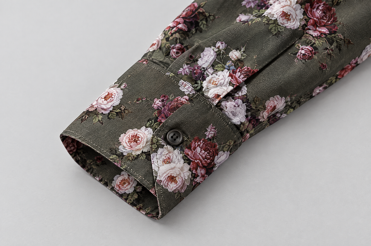 Order in Bloom shirt cuff detail