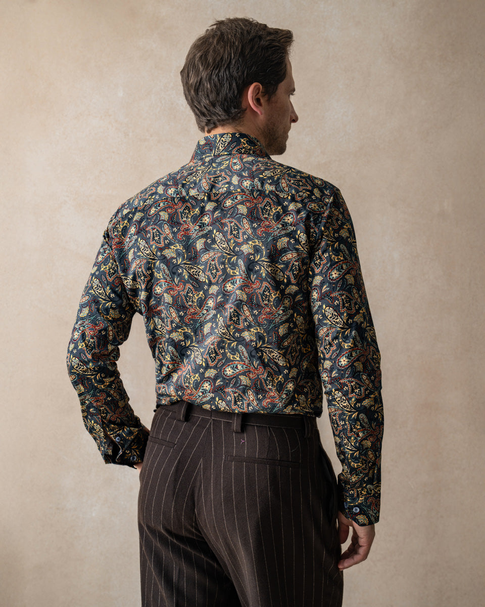 Flora Meets Paisley Shirt