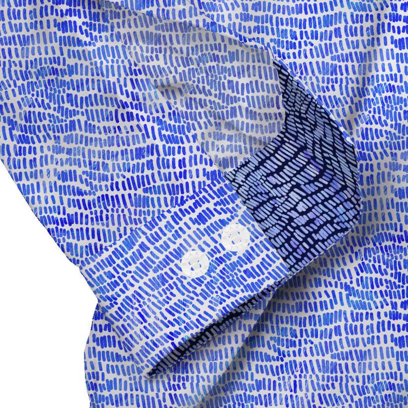 Picasso Blue Button - Down Shirt - Blake Mill