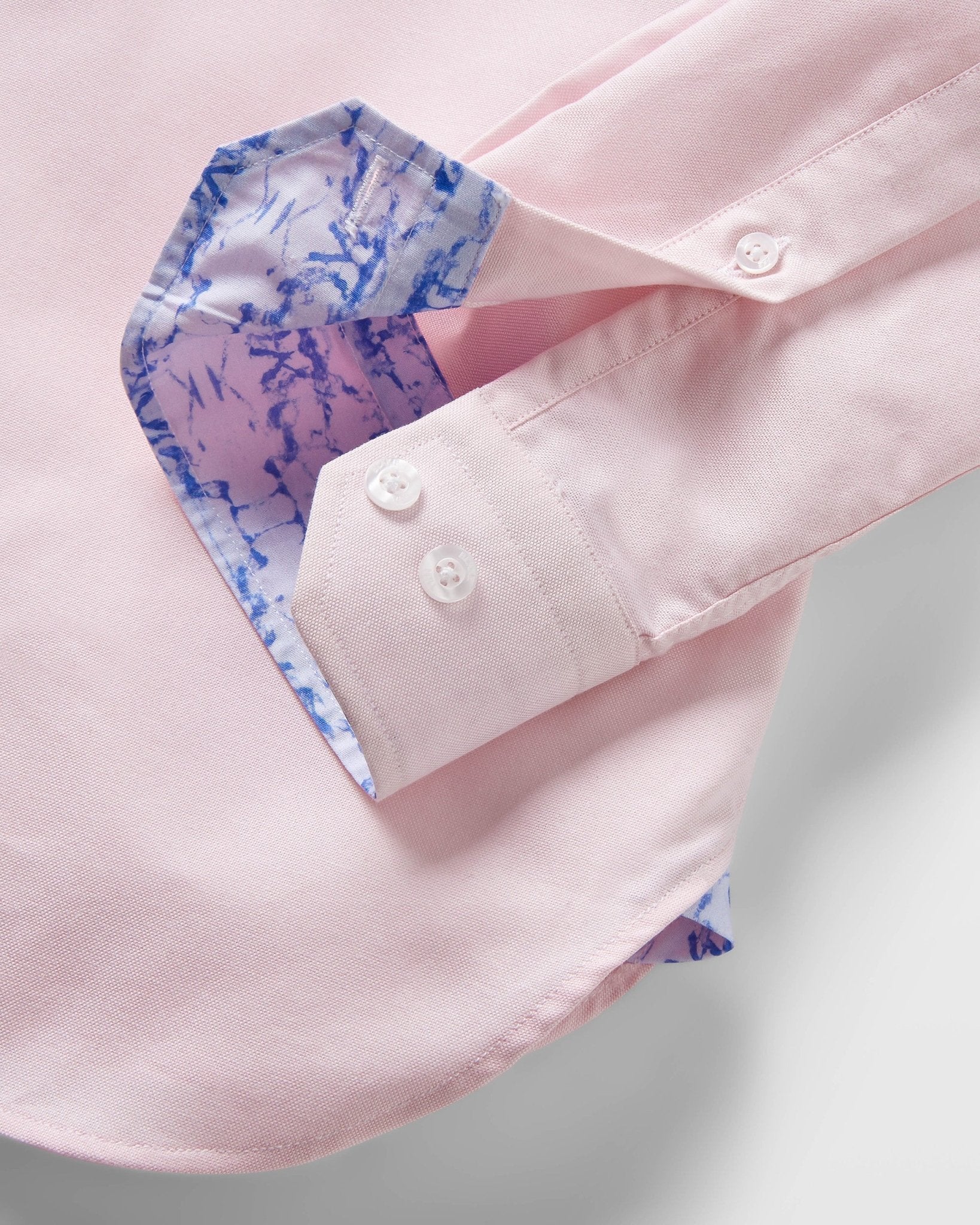 Pink Oxford with Know Your Mind Accents Button - Down Shirt - Blake Mill