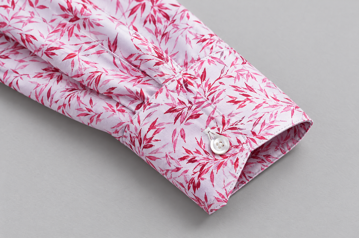 Pink Savanna shirt cuff detail