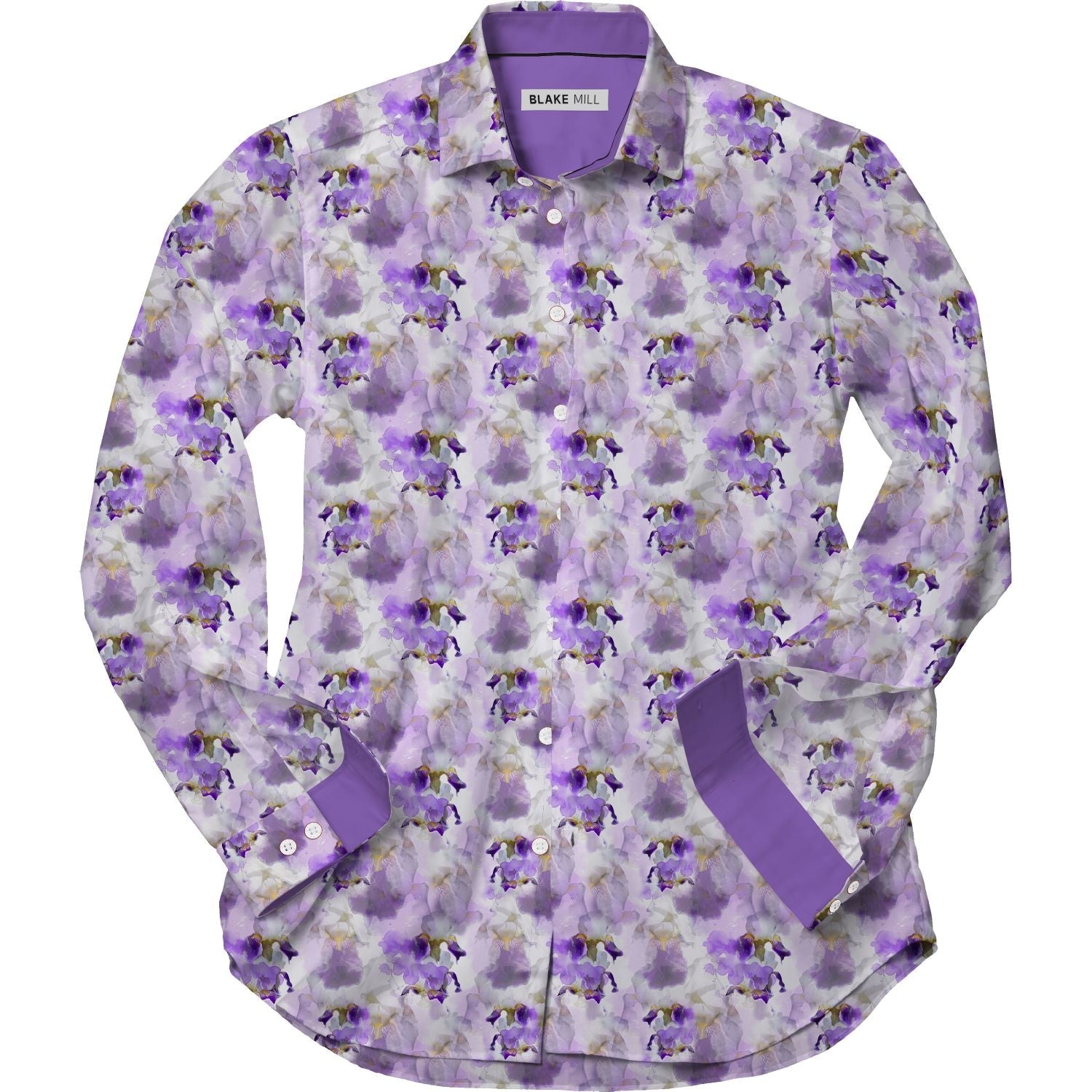 Purple Iris Shirt - Blake Mill