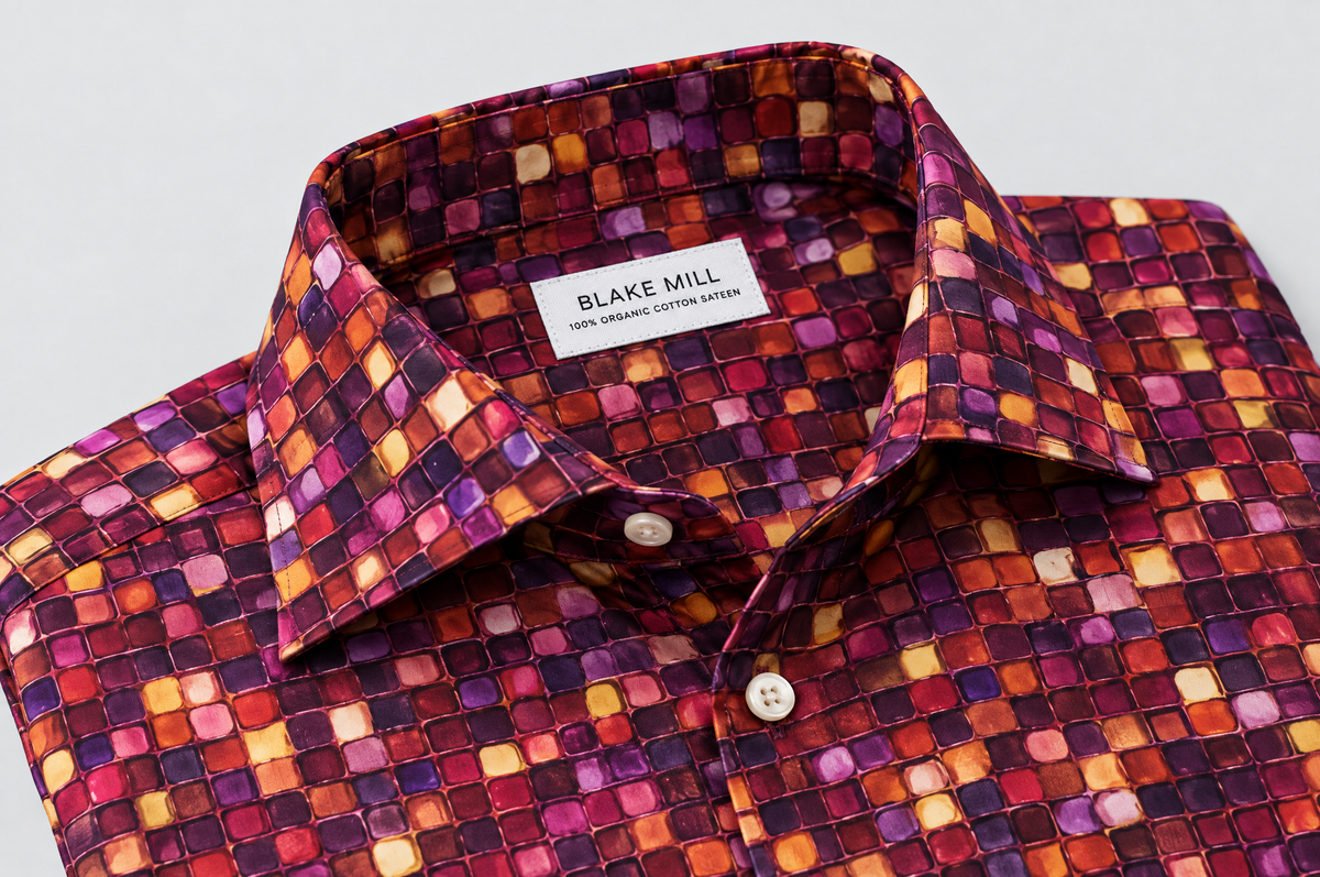 Rogue Wine shirt collar detail