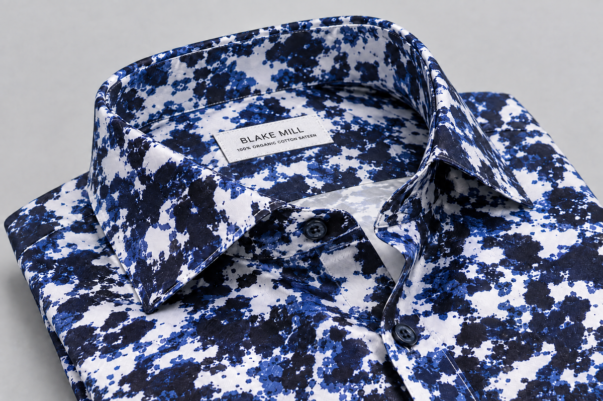 The Rorschach shirt collar detail