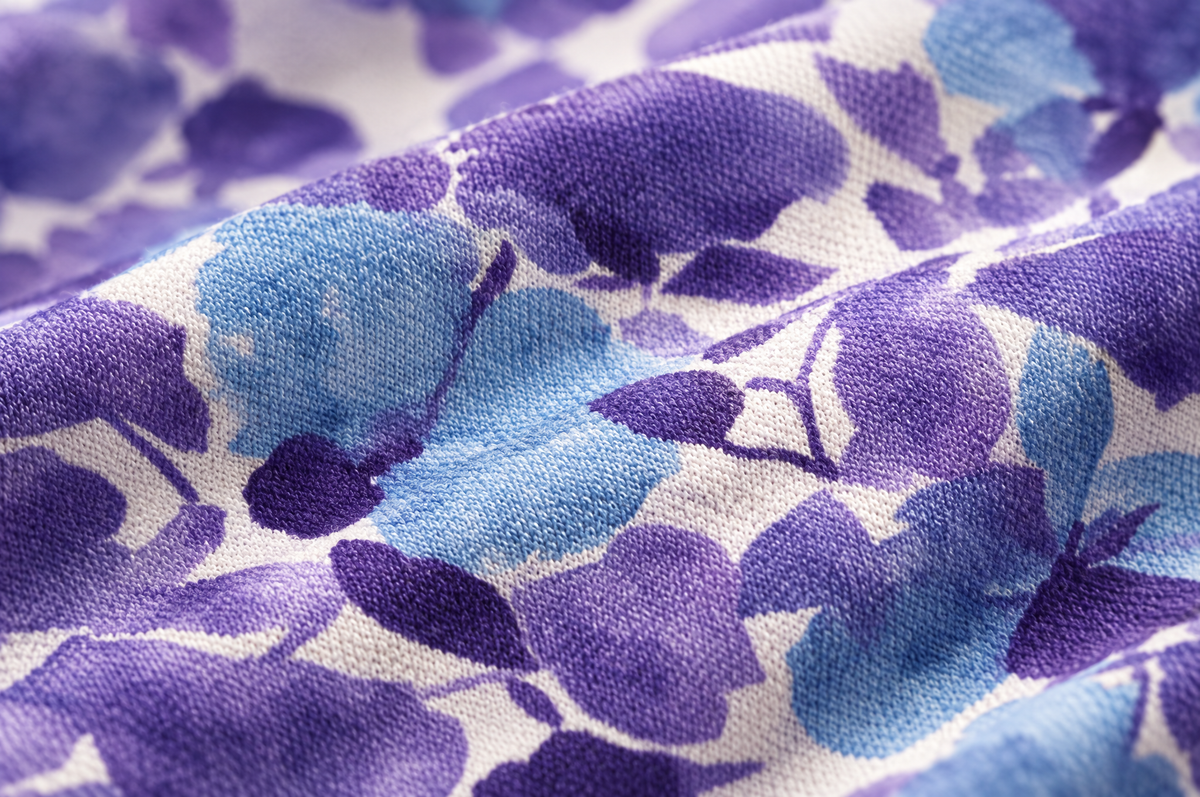 Summer Breeze Printed Polo fabric detail