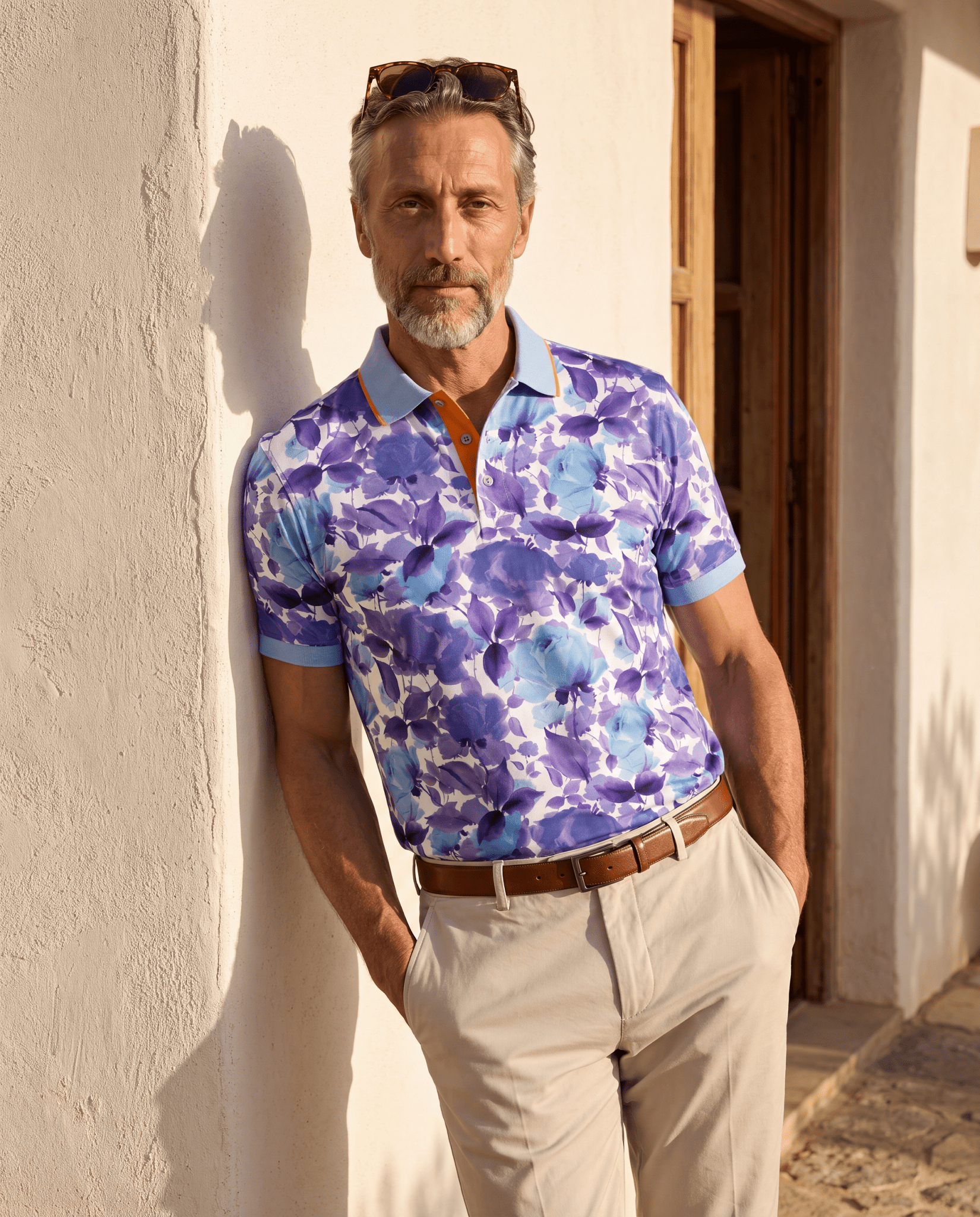 Summer Breeze Printed Polo - Blake Mill