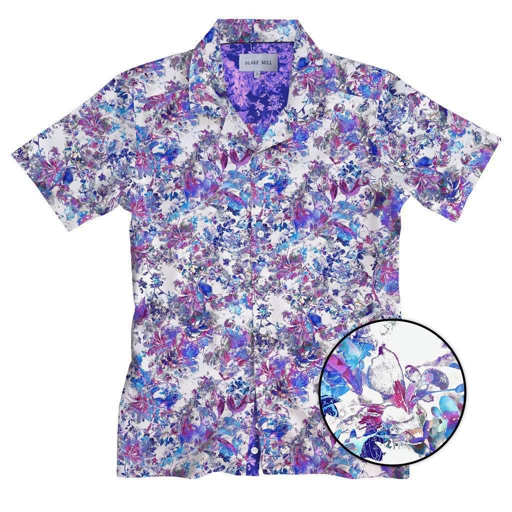 Summer Garden Open Collar Shirt - Blake Mill