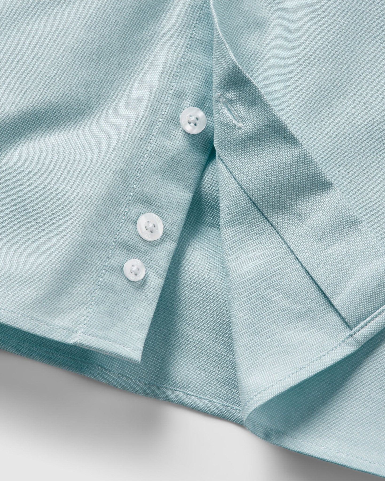 Teal Oxford with Stoned Skulls Accents Button - Down Shirt - Blake Mill