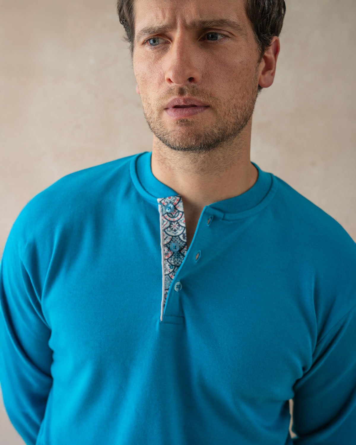 Teal with Geo Lux Jersey - Blake Mill