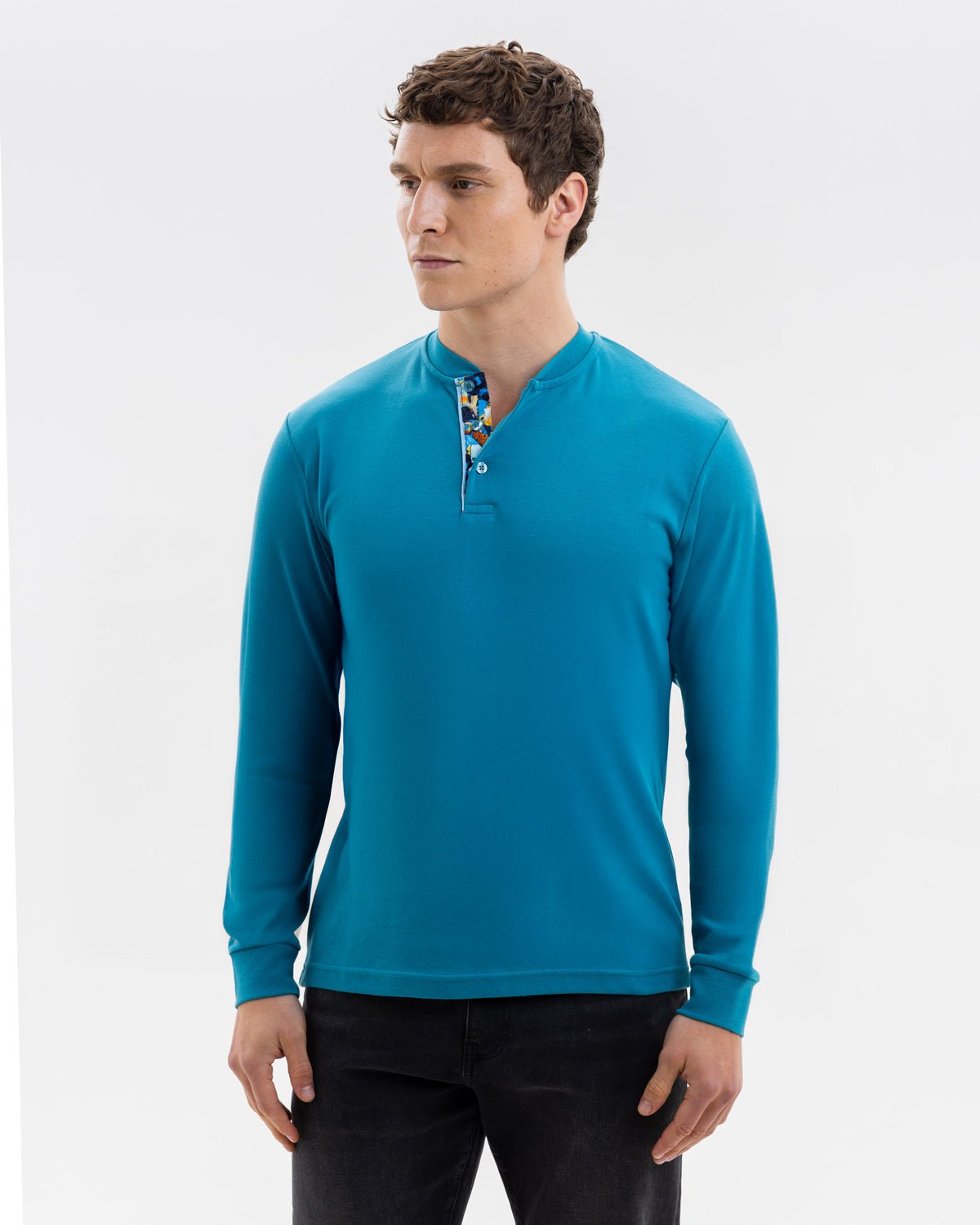 Teal with Vincent Light Lux Jersey - Blake Mill