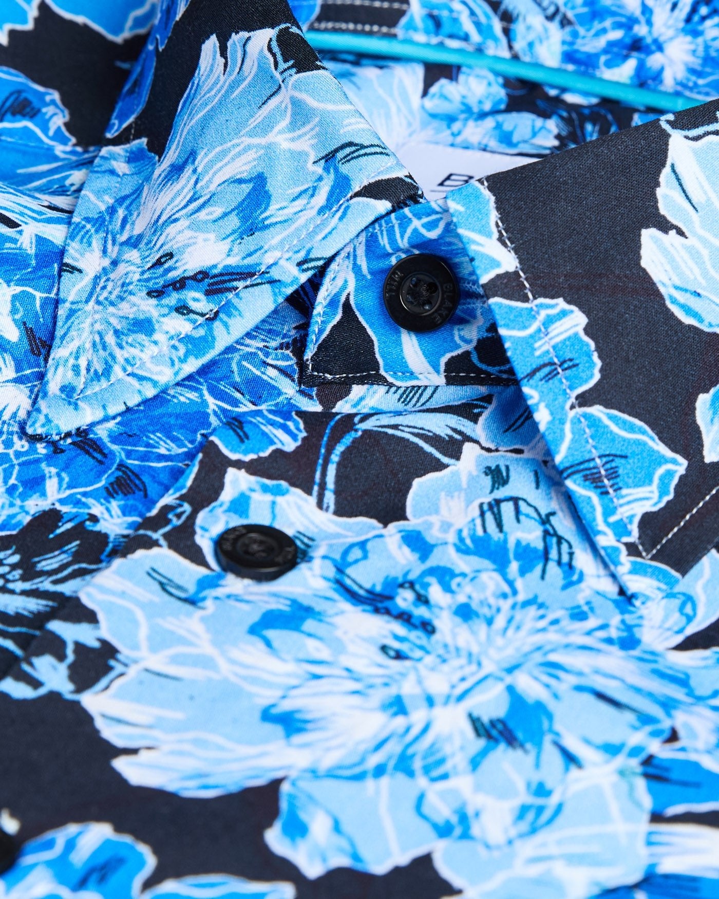 The Blue Camellia Short Sleeve Shirt - Blake Mill