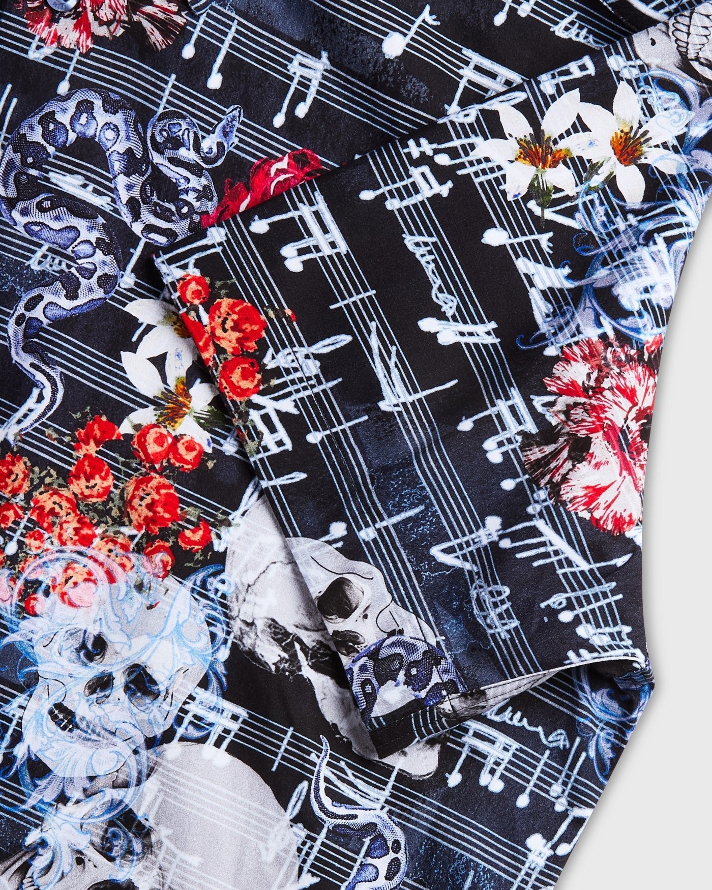 Vanitas Sonata (Navy) Short Sleeve Shirt - Blake Mill