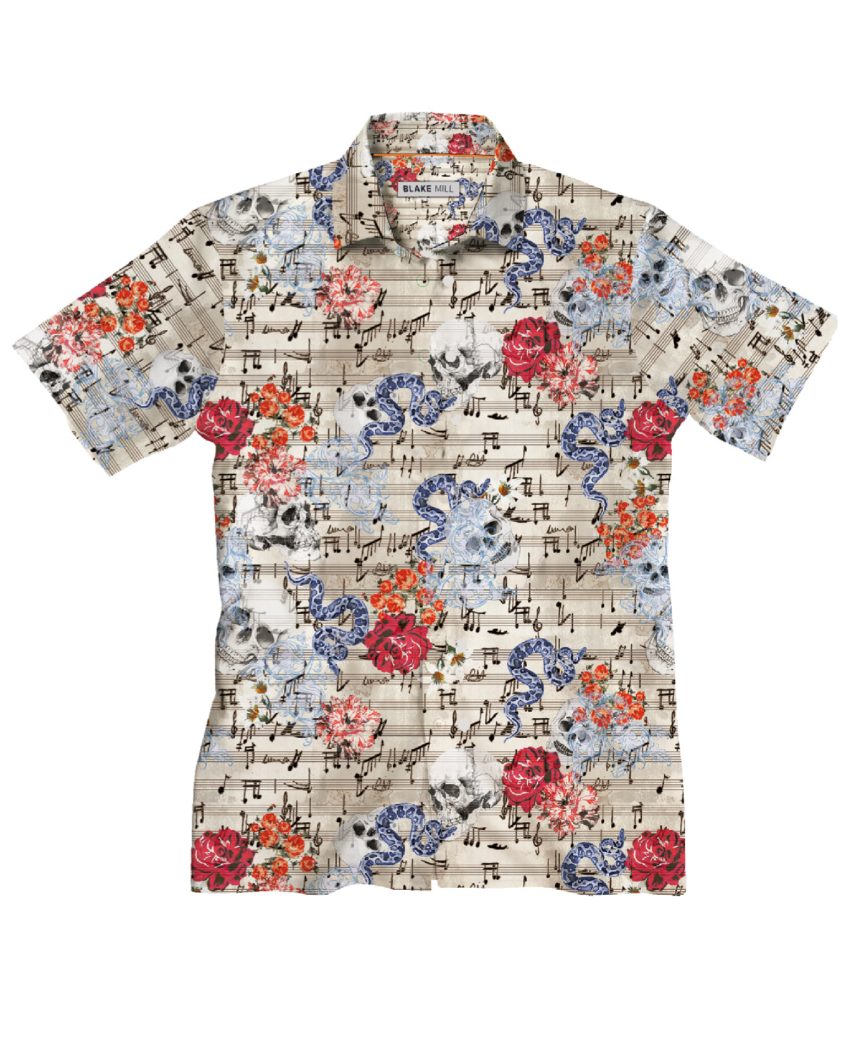 Vanitas Sonata (Cream) Short Sleeve Shirt