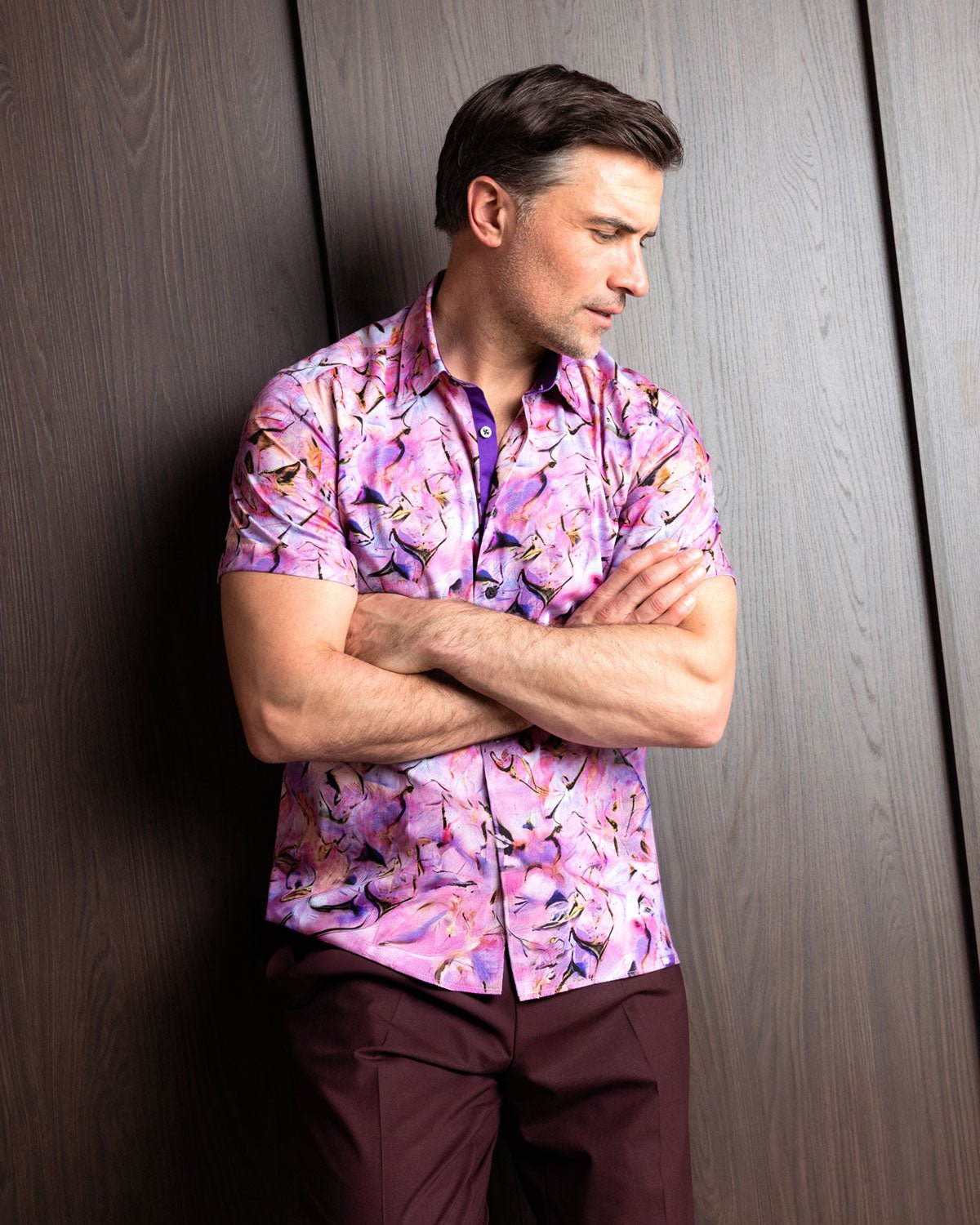 Violet Haze Short Sleeve Shirt - Blake Mill