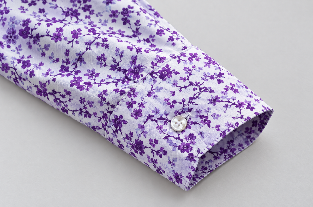 Violet Sakura shirt cuff detail